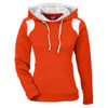 Team 365 Women's Sport Orange/White Elite Performance Hoodie