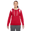 Team 365 Women's Sport Red/White Elite Performance Hoodie