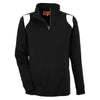 Team 365 Men's Black/White Elite Performance Quarter-Zip