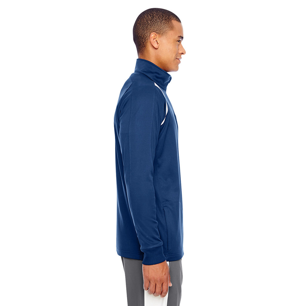 Team 365 Men's Sport Dark Navy/White Elite Performance Quarter-Zip