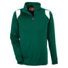 Team 365 Men's Sport Forest/White Elite Performance Quarter-Zip