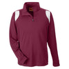 Team 365 Men's Sport Maroon/White Elite Performance Quarter-Zip