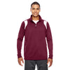 Team 365 Men's Sport Maroon/White Elite Performance Quarter-Zip