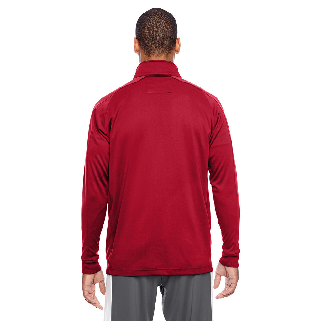 Team 365 Men's Sport Red/White Elite Performance Quarter-Zip