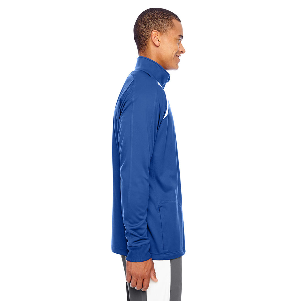 Team 365 Men's Sport Royal/White Elite Performance Quarter-Zip