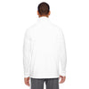 Team 365 Men's White/Sport Graphite Elite Performance Quarter-Zip