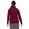 Team 365 Women's Sport Maroon/White Elite Performance Quarter-Zip