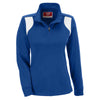 Team 365 Women's Sport Royal/White Elite Performance Quarter-Zip