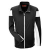 Team 365 Men's Black/White Elite Performance Full-Zip