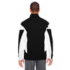 Team 365 Men's Black/White Elite Performance Full-Zip