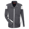 Team 365 Men's Sport Graphite/White Elite Performance Full-Zip