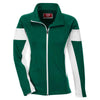 Team 365 Women's Sport Forest/White Elite Performance Full-Zip