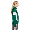 Team 365 Women's Sport Forest/White Elite Performance Full-Zip