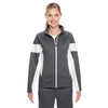 Team 365 Women's Sport Graphite/White Elite Performance Full-Zip