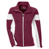 Team 365 Women's Sport Maroon/White Elite Performance Full-Zip