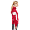 Team 365 Women's Sport Red/White Elite Performance Full-Zip