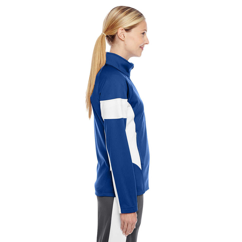 Team 365 Women's Sport Royal/White Elite Performance Full-Zip