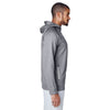 Team 365 Men's Athletic Heather/Sport Silver Excel Melange Performance Fleece Jacket