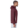 Team 365 Men's Sport Maroon Heather/Sport Silver Excel Melange Performance Fleece Jacket