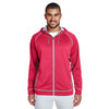 Team 365 Men's Sport Red Heather/Sport Silver Excel Melange Performance Fleece Jacket