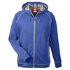 Team 365 Men's Sport Royal Heather/Sport Silver Excel Melange Performance Fleece Jacket