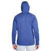 Team 365 Men's Sport Royal Heather/Sport Silver Excel Melange Performance Fleece Jacket