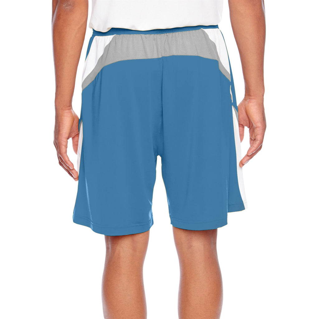 Team 365 Men's Sport Light Blue Tournament Short