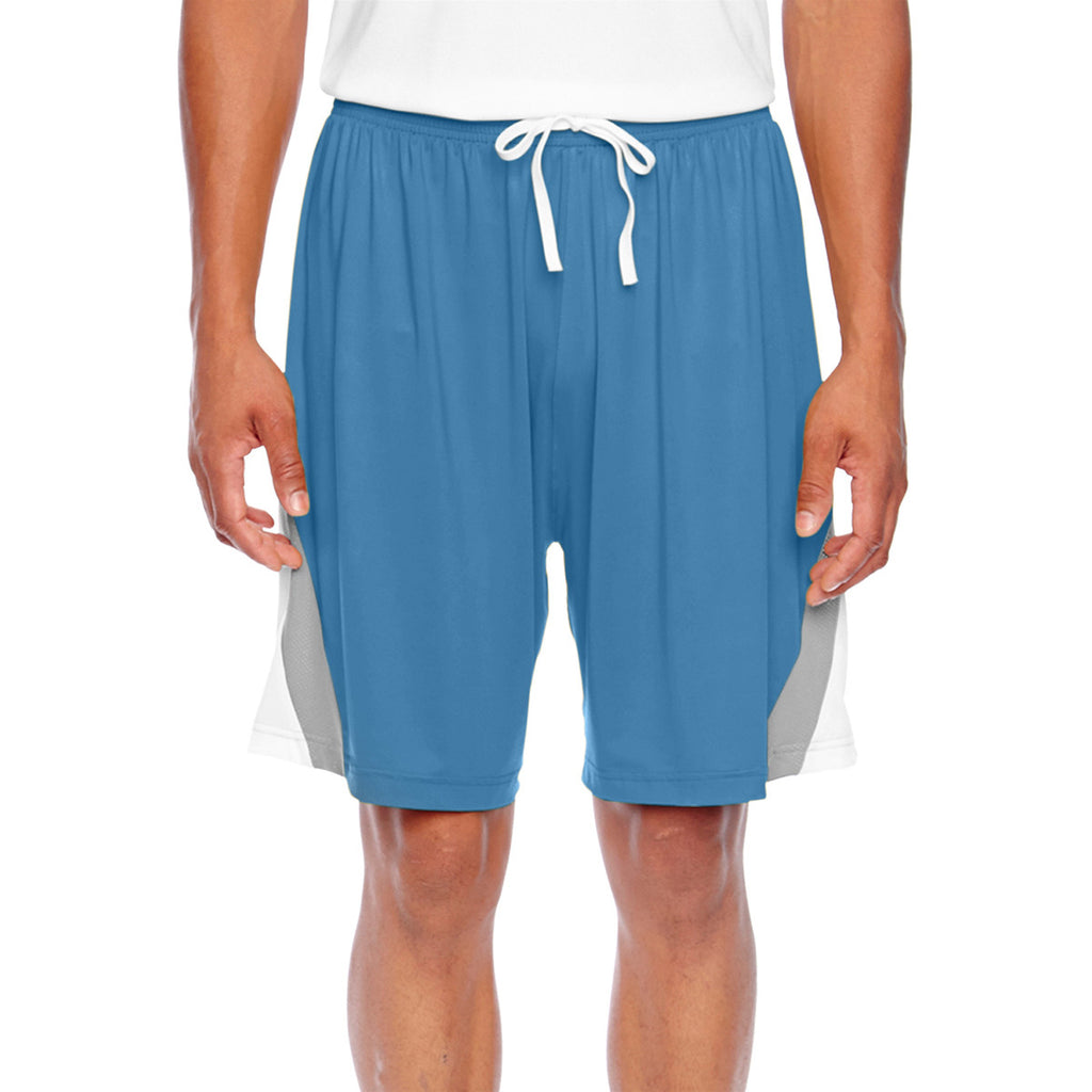 Team 365 Men's Sport Light Blue Tournament Short