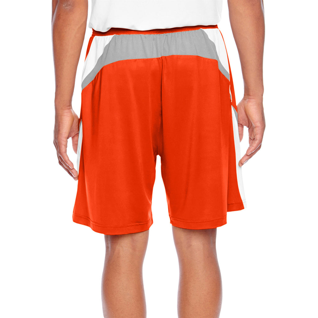 Team 365 Men's Sport Orange Tournament Short