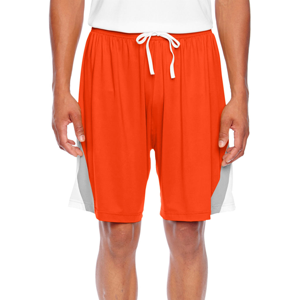 Team 365 Men's Sport Orange Tournament Short