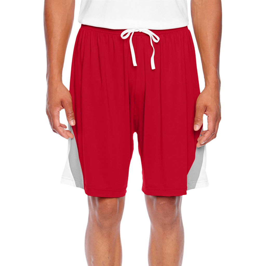 Team 365 Men's Sport Red Tournament Short