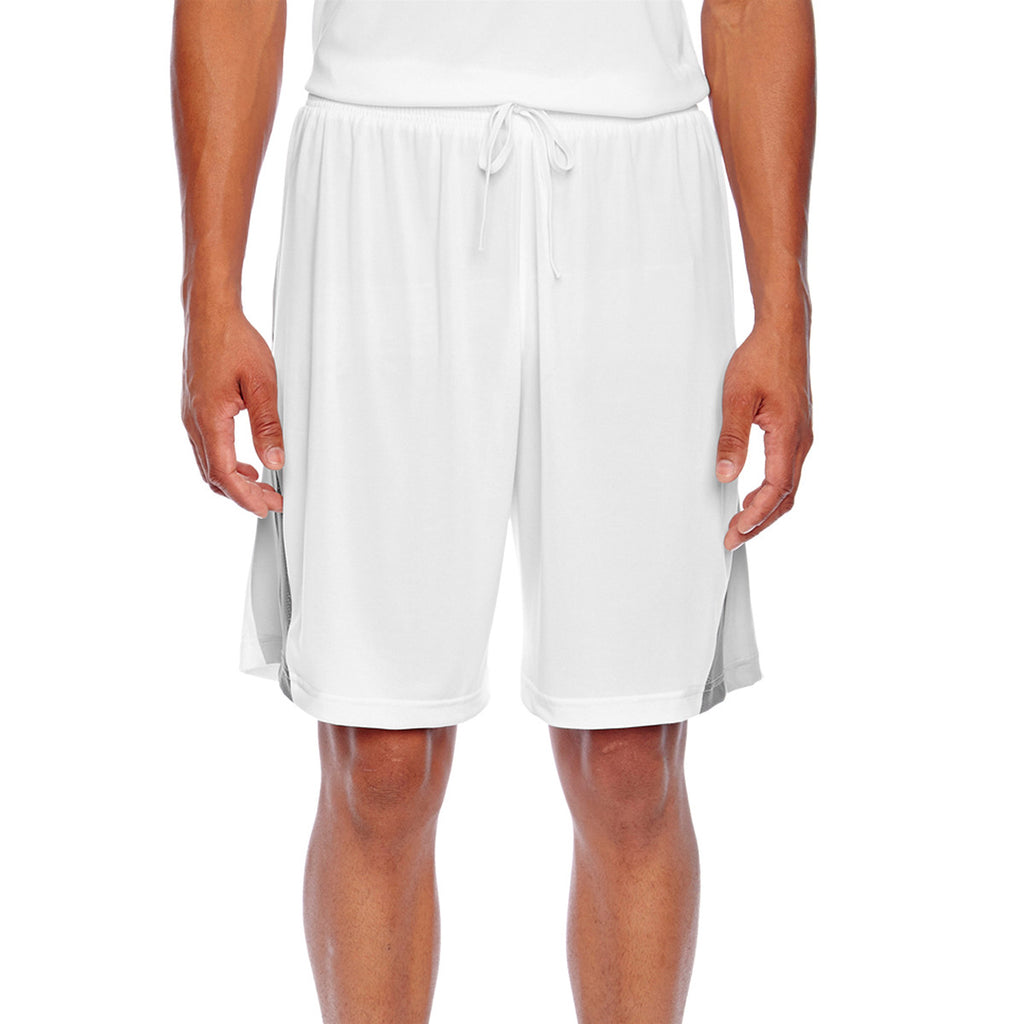 Team 365 Men's White Tournament Short