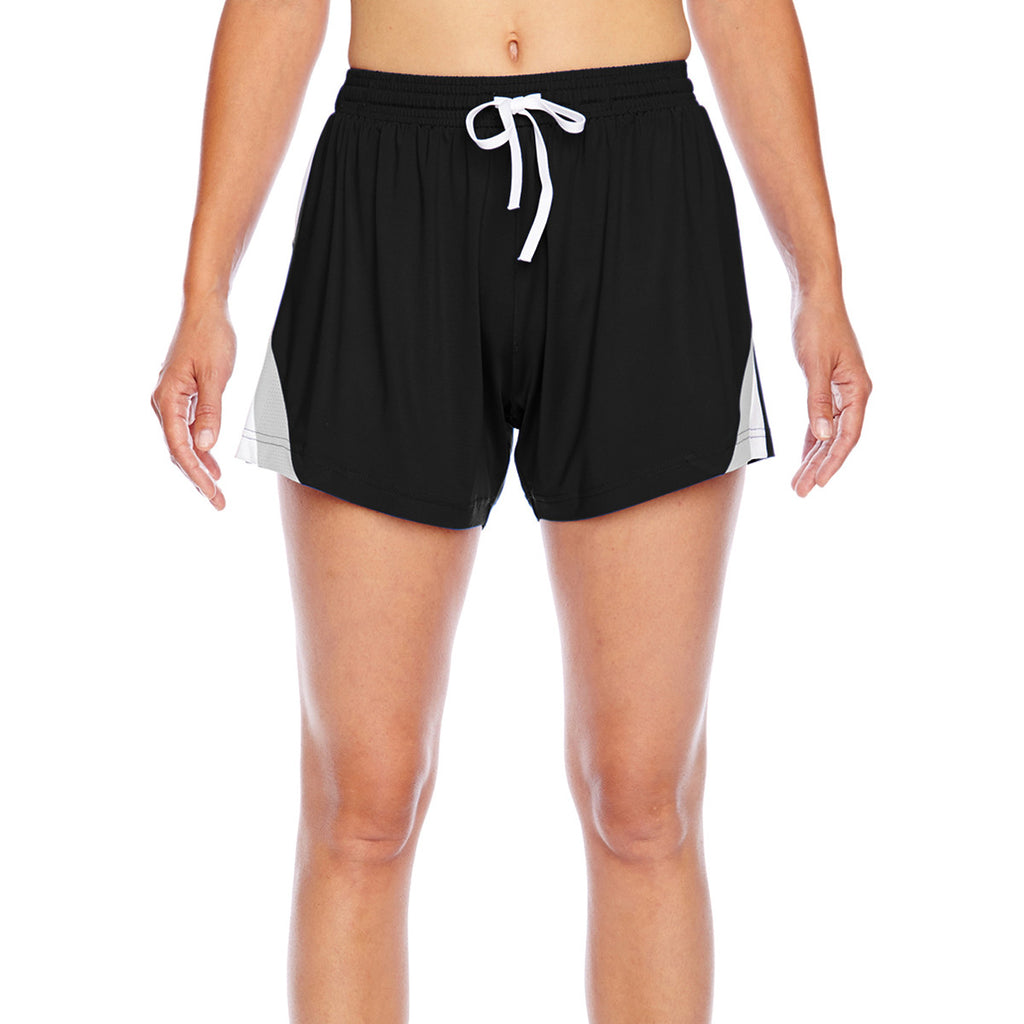 Team 365 Women's Black Tournament Short