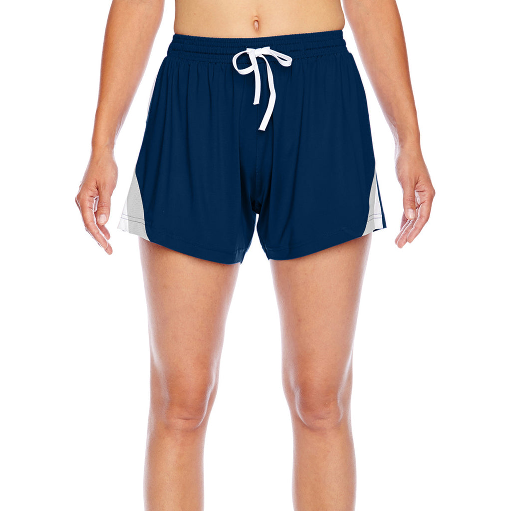 Team 365 Women's Sport Dark Navy Tournament Short