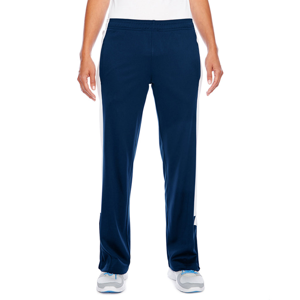 Team 365 Women's Sport Dark Navy/White Elite Performance Fleece Pant