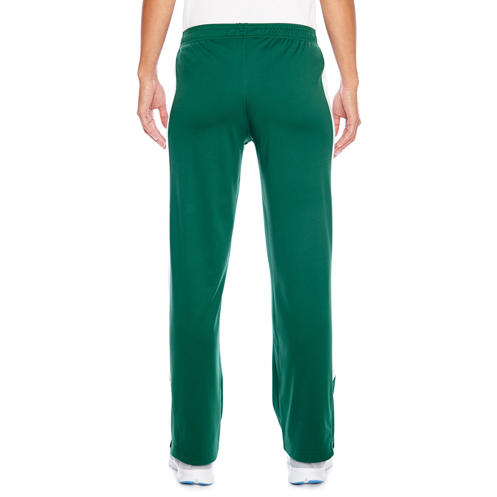 Team 365 Women's Sport Forest/White Elite Performance Fleece Pant