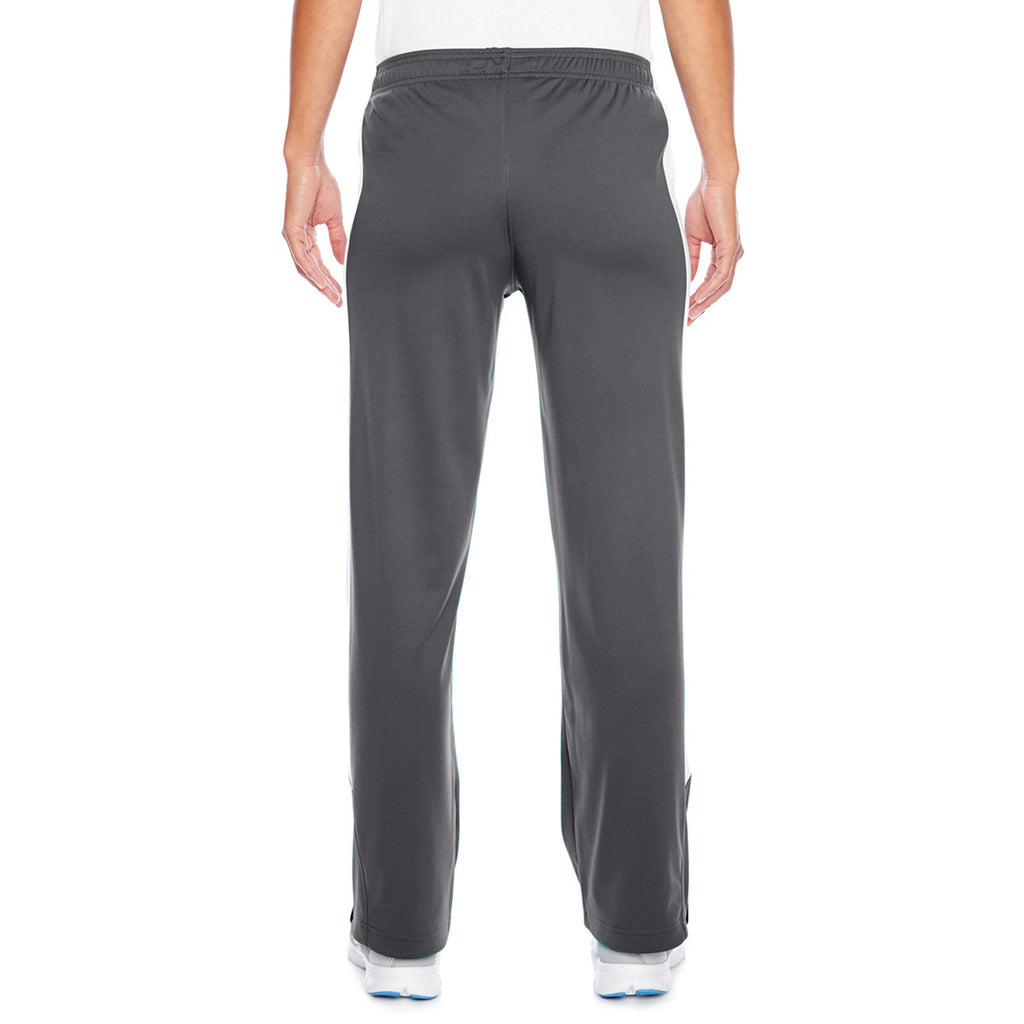 Team 365 Women's Sport Graphite/White Elite Performance Fleece Pant