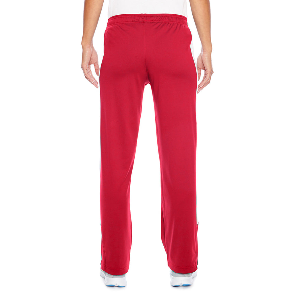 Team 365 Women's Sport Red/White Elite Performance Fleece Pant