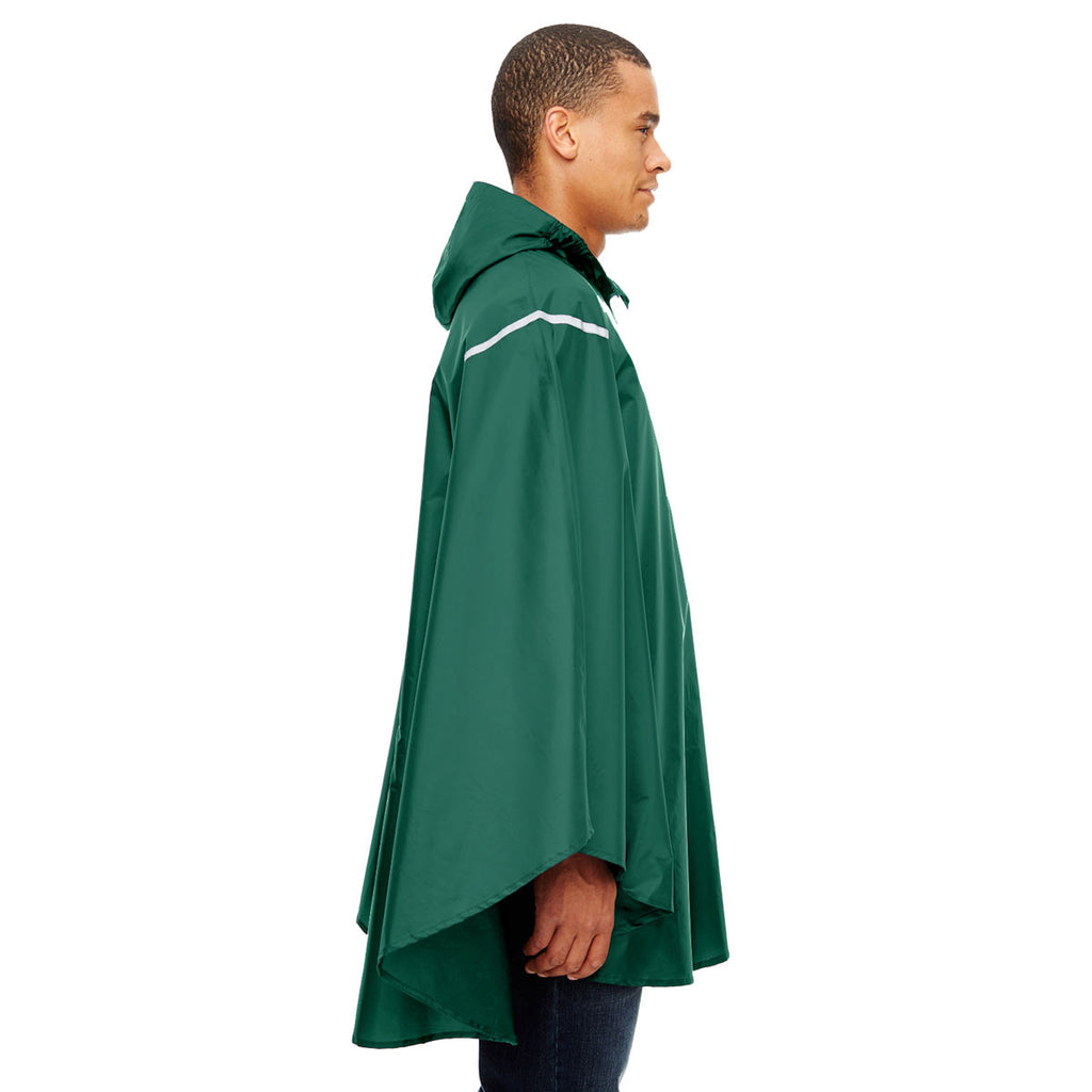 Team 365 Men's Sport Forest Stadium Packable Poncho