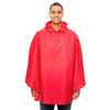 Team 365 Men's Sport Red Stadium Packable Poncho