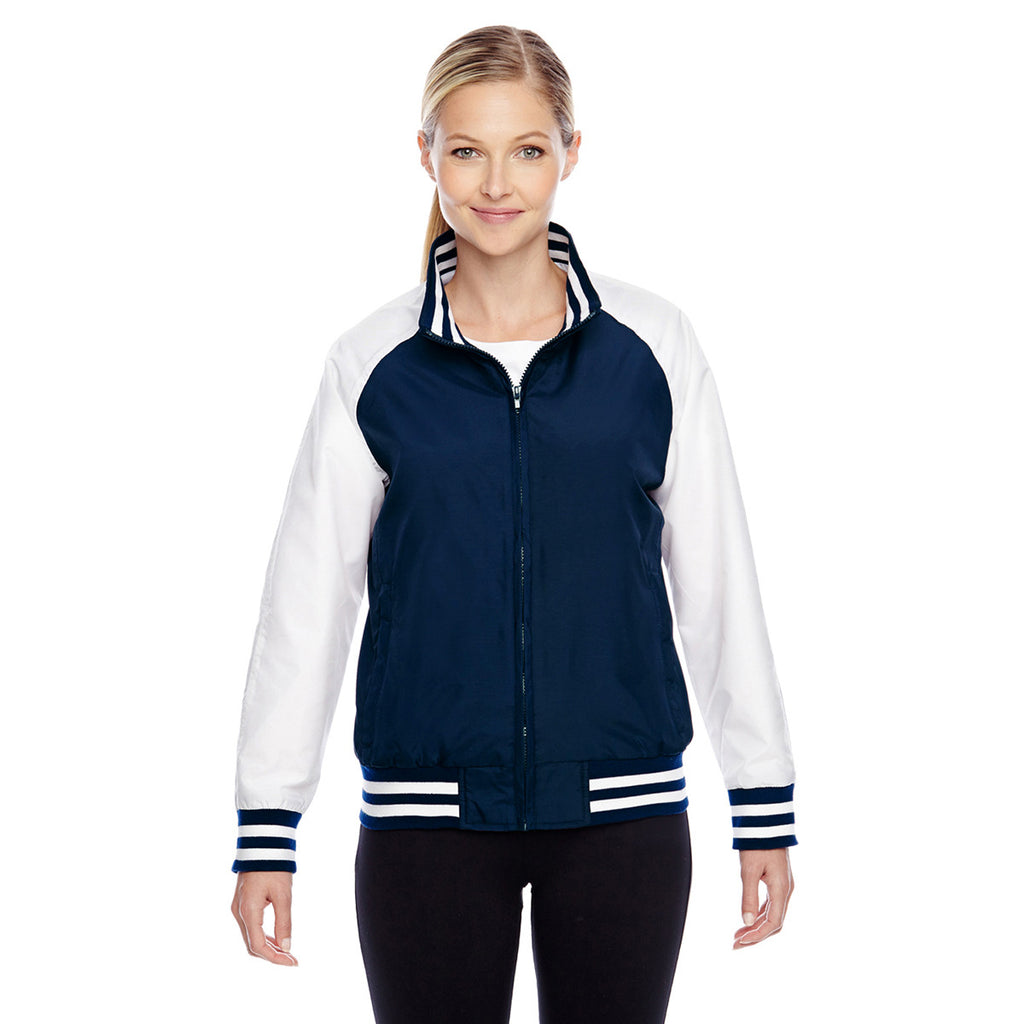 Team 365 Women's Sport Dark Navy Championship Jacket