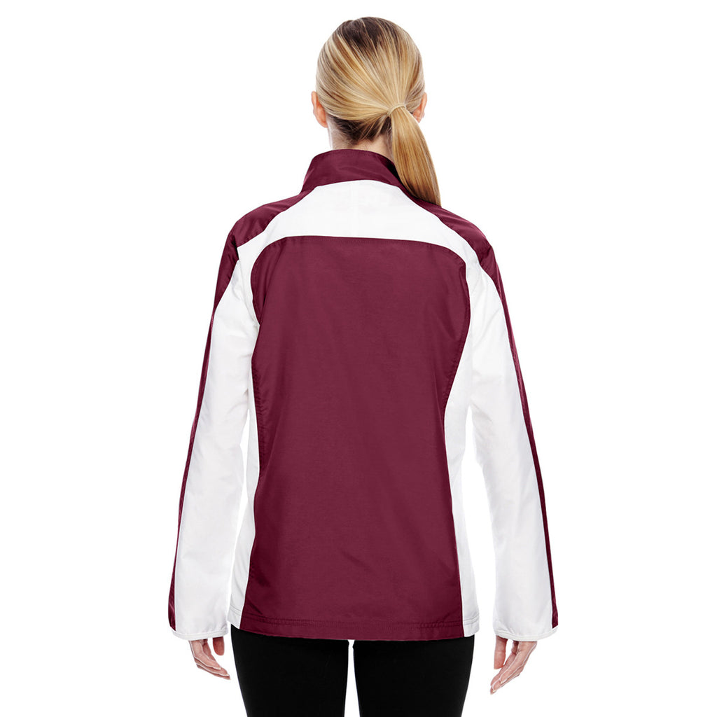 Team 365 Women's Sport Maroon Squad Jacket