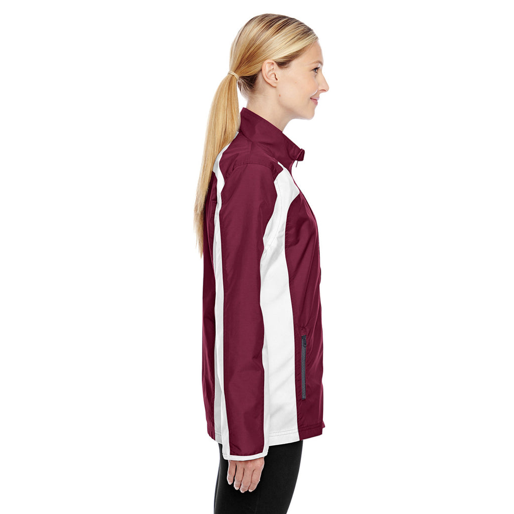 Team 365 Women's Sport Maroon Squad Jacket