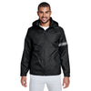 Team 365 Men's Black Boost All-Season Jacket with Fleece Lining