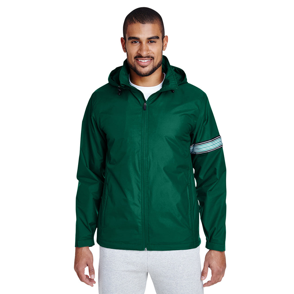 Team 365 Men's Sport Forest Boost All-Season Jacket with Fleece Lining