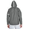 Team 365 Men's Sport Graphite Boost All-Season Jacket with Fleece Lining