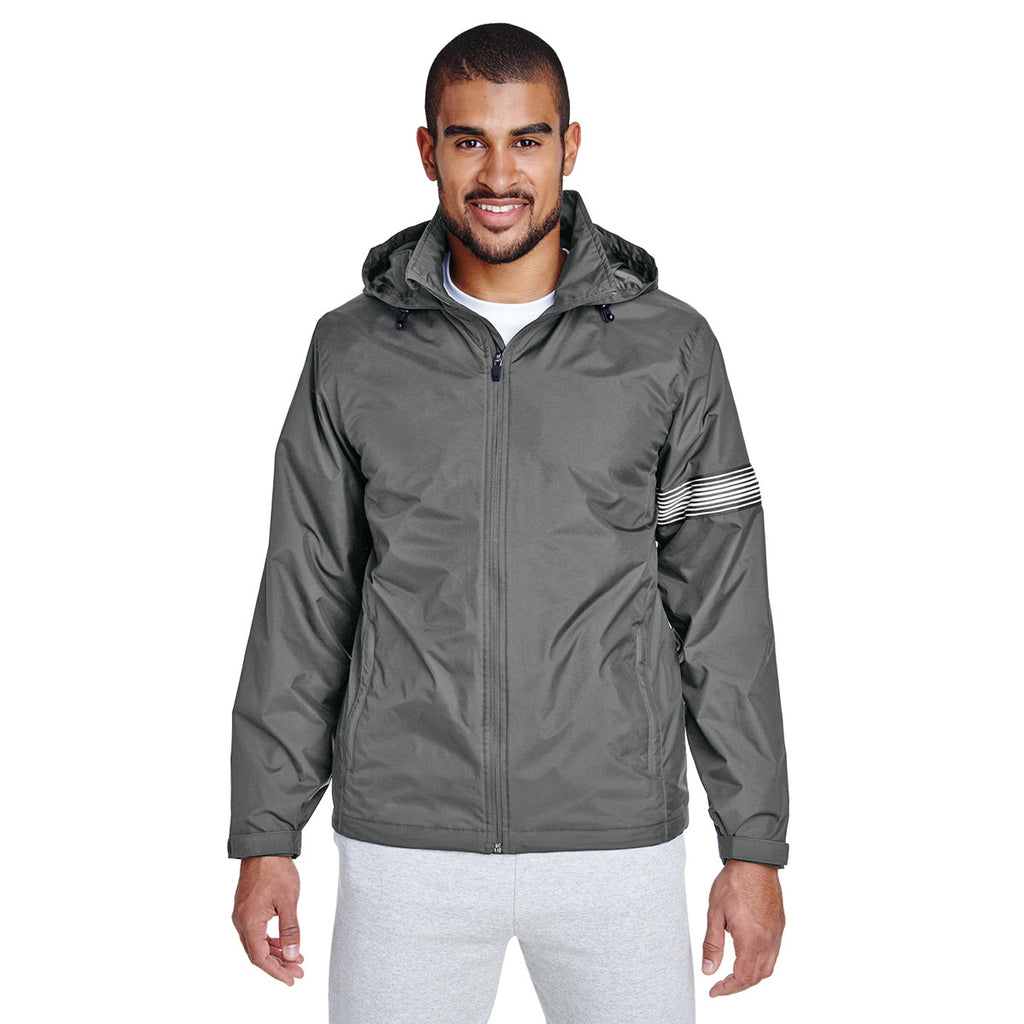 Team 365 Men's Sport Graphite Boost All-Season Jacket with Fleece Lining