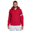 Team 365 Men's Sport Red Boost All-Season Jacket with Fleece Lining