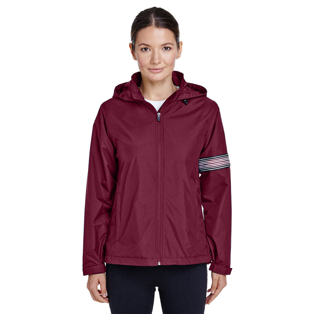 Team 365 Women's Sport Maroon Boost All-Season Jacket with Fleece Lining