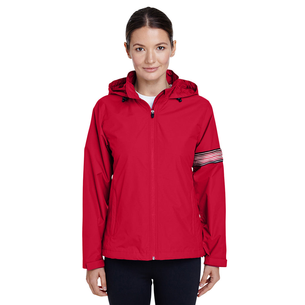 Team 365 Women's Sport Red Boost All-Season Jacket with Fleece Lining